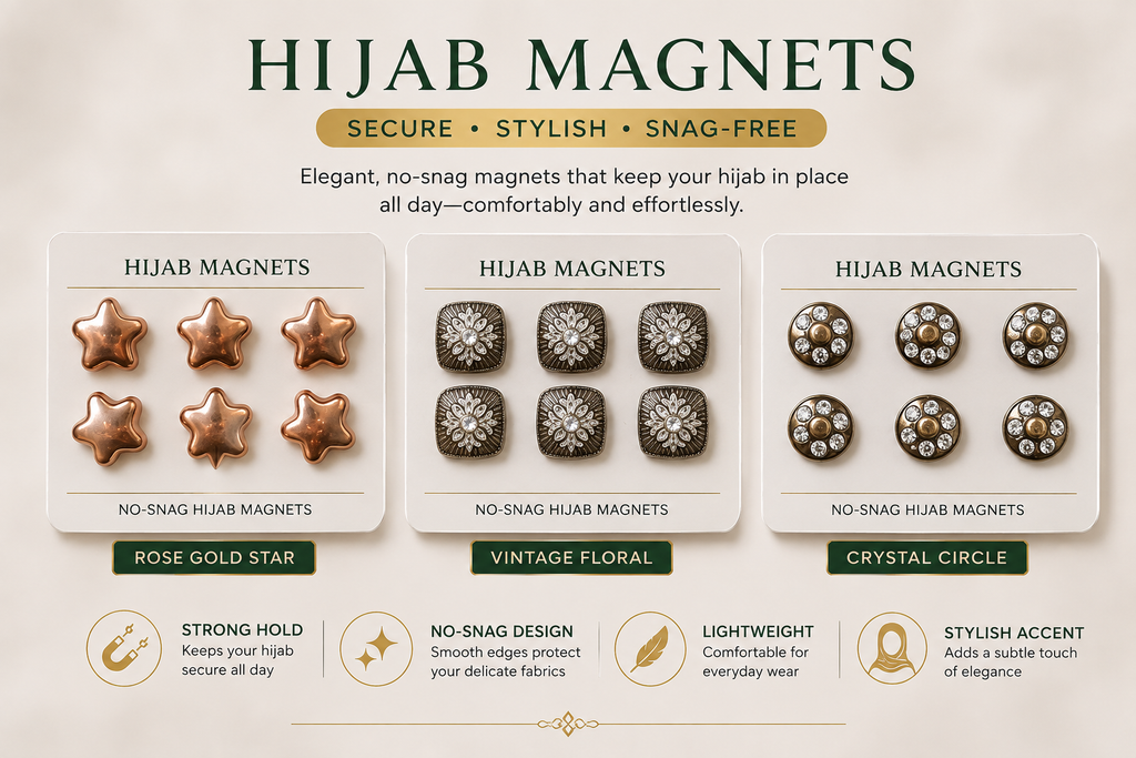 Hijab Magnets 3 Pairs