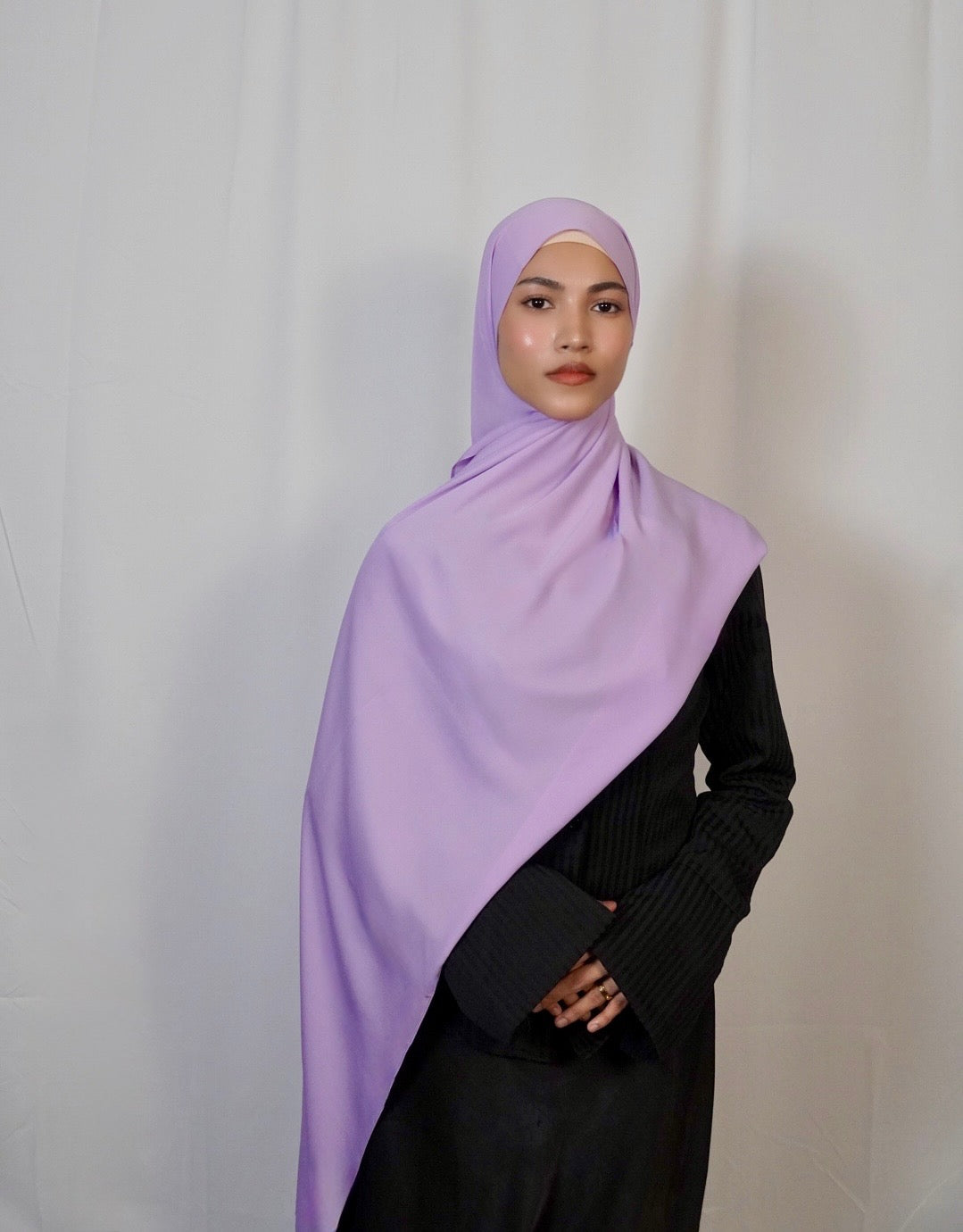 Luxury Medina Silk Lavender Hijab