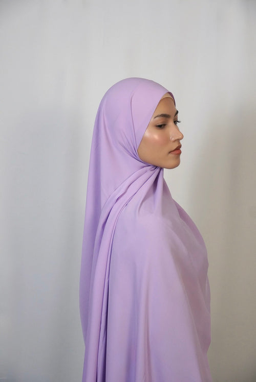 Luxury Medina Silk Lavender Hijab