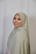Luxury Medina Silk Sage Green Hijab