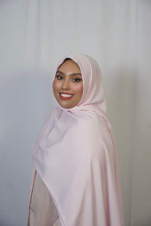 Luxury Medina Silk Rose Pink Hijab